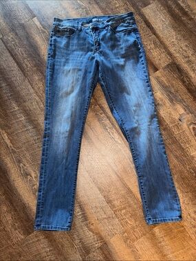New York & Company Women's Skinny Jeans - Dark Blue Wash